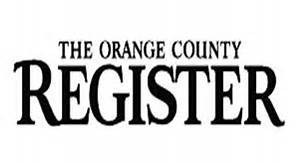 Masthead/logo of the Orange County Register (text only)